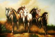 unknow artist Horses 047 oil painting picture wholesale